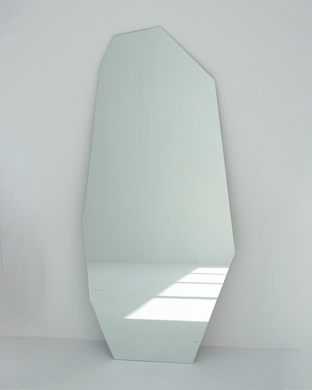 Edgy Frameless Floor Mirror