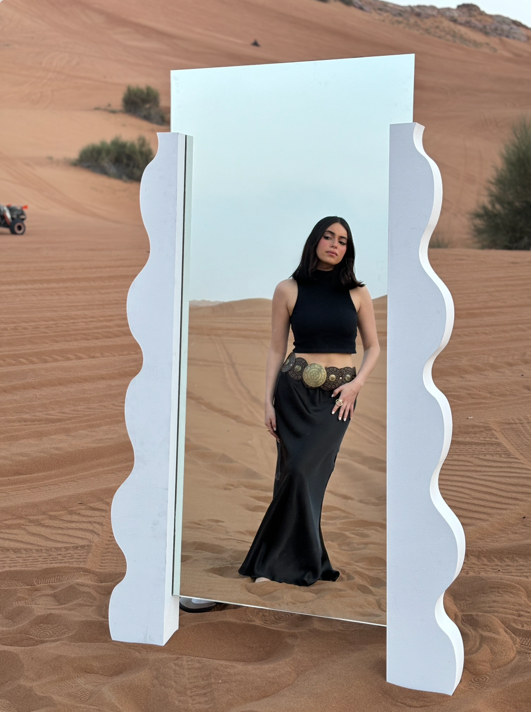Abstract Dunes Mirror